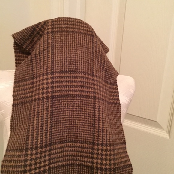 100% cashmere men’s scarf print ad item unused